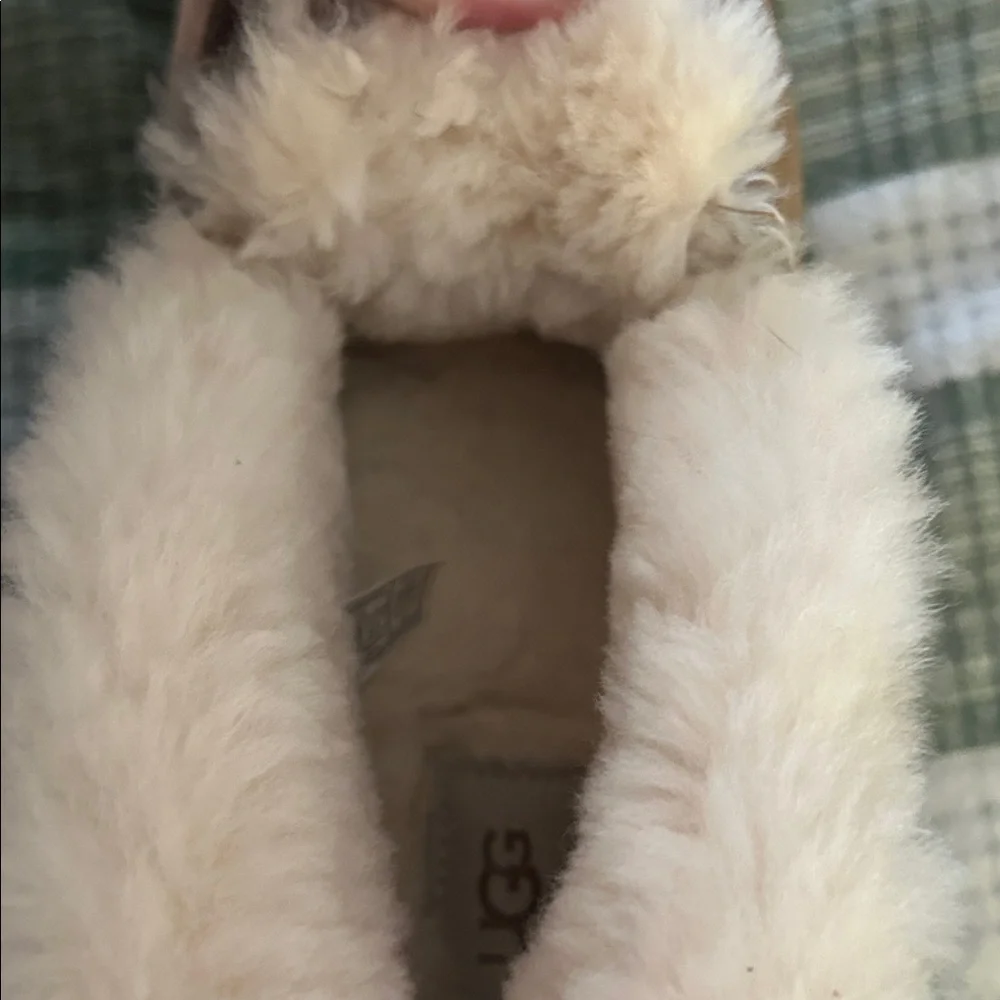 UGG Chestnut Slip-On Faux-Shearling Moccasins - Picture 6 of 8